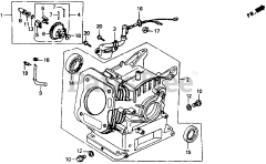 Honda WD20 X C (GX110) - Honda Water Pump, Made in Japan (SN: GX110-1000001 - GX110-9999999) CYLINDER