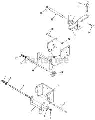 Toro A1-184801 (GT-1848) - Toro Garden Tractor (1982) Hitches