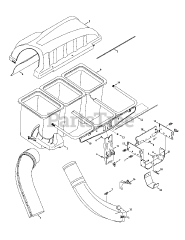Cub Cadet 19A30018 (19A30018100) - Cub Cadet Triple Rear Bagger att General Assembly