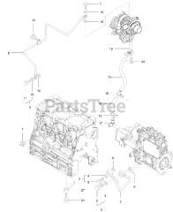 Toro 72028 (7500-D) - Toro 60" Z Master Zero-Turn Mower, Rear-Discharge Deck (SN: 416262337 - 416288793) Oil Pump Assembly (cont.)
