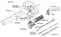 Husqvarna 22 RL - Husqvarna String Trimmer (1989-09) Handle Assembly