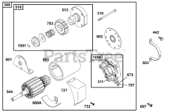 Briggs & Stratton 32K437-0112-01 - Briggs & Stratton Horizontal Engine