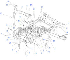 Cub Cadet ZTX4-60 KH FAB (47RSAAA8010) - Cub Cadet Ultima 60" Zero-Turn Mower, Fab Deck, Kohler (2021) Frame