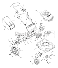 Craftsman 247.388250 (11A-533D099) - Craftsman Walk-Behind Mower (1999) (Sears)