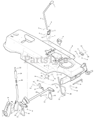 Murray 40900x20C - Murray 40" Lawn Tractor (1996) Mower Housing Suspension