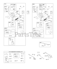 Briggs & Stratton 21R707-0035-B5 - Briggs & Stratton Vertical Engine Carburetor - Nikki