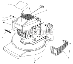 Lawn-Boy 10900 B - Lawn-Boy 48cm Walk-Behind Mower, Canada (SN: 006900001 - 006999999) (1996) ENGINE ASSEMBLY