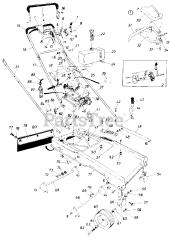 Lawnflite 126-560-305 - Lawnflite Walk-Behind Mower (1986) (Ann & Hope) Parts01