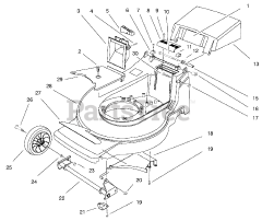 Lawn-Boy 10900 - Lawn-Boy 48cm Walk-Behind Mower, Canada (SN: 009900001 - 009999999) (1999)