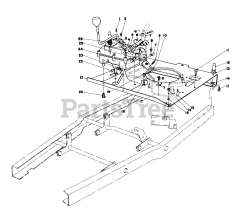 Toro 56080 - Toro 25" Whirlwind Premium Riding Mower (SN: 000000001 - 000999999) (1980)