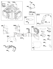 Briggs & Stratton 44U877-0046-G1 - Briggs & Stratton Vertical Engine Cylinder Group