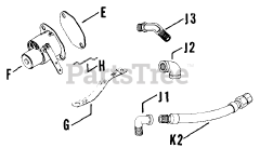 Kohler K161-28635 - Kohler K-Series Engine, Made for Moto Mower, 7hp, 5.2kW Carburetor (Cont.) 0203008148