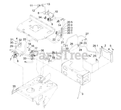 Exmark VTS541KA363CA - Exmark 36" Vantage S-Series Stand-On Mower, Kawasaki, CARB (SN: 313000000 - 313999999) (2013) Electrical Assembly