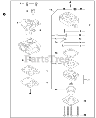 Echo SRM-22 GESU - Echo Brush Cutter (SN: S89720001001 - S89720999999)