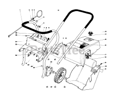 Toro 38014 - Toro SnowMaster 14 Snow Thrower (SN: 008000001 - 008999999) (1978)
