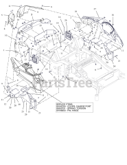 Ariens 997307 - Ariens Zenith E 52" Zero-Turn Mower, Electric, Rear-Discharge (SN: 001000 - 001499) Fenders and Bumper