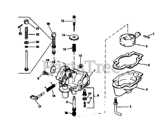 Lawn-Boy 5501 - Lawn-Boy Walk-Behind Mower (SN: 300000001 - 399999999) (1973) Carburetor 9