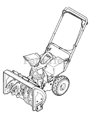 MTD 31A-32AD706 - MTD Snow Thrower (2011)