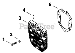 Kohler K532-53186 - Kohler K-Series Engine, Basic Version, 20hp, 14.9kW Cylinder Head 021700656