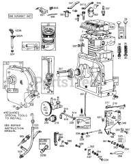 Briggs & Stratton 190432-1716-XX - Briggs & Stratton Horizontal Engine