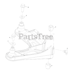 Exmark RAE708GEM60300 - Exmark 60" Radius E-Series Zero-Turn Mower, Exmark 708 (SN: 400000000 - 402082299) (2017) Idler Arm W/Bearings Assembly