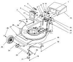 Lawn-Boy 10905 B - Lawn-Boy 48cm Walk-Behind Mower, Canada (SN: 006900001 - 006999999) (1996)