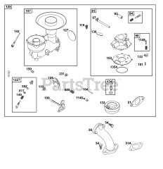 Briggs & Stratton 326431-3657-08 - Briggs & Stratton Horizontal Engine