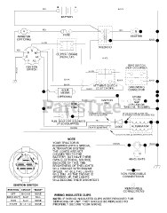 Poulan 259724 - Poulan Lawn Tractor (2001) Schematic