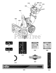 Briggs & Stratton S 1026 (1697330-00) - Briggs & Stratton 26" Snow Thrower, 9.5 Gross TP (2020)