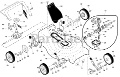 Poulan Pro PR 600Y21RDP (961420044-01) - Poulan Pro Walk-Behind Mower (2008-01)