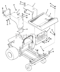 Toro Z1-24OE03 (724-Z) - Toro Zero-Turn Mower, Drive Unit Only (1990)