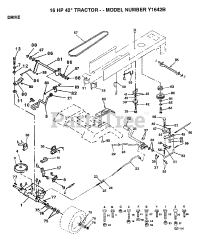 Electrolux/AYP Y 1642 B - Electrolux/AYP Lawn Tractor (1993)