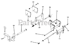 Toro 1-0481 (C-160) - Toro Lawn Tractor (1975) 7.000 Hitch Assemblies (fig. 7a)