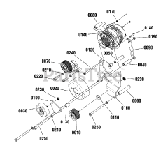 Briggs & Stratton 080016-00 - Briggs & Stratton 125kW Home Standby Generator Engine Service Parts - Alternator
