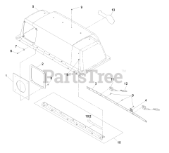 Exmark 109-9764 - Exmark Ultra Vac Bagger for Quest Mower (SN: 720000 - 789999) (2008)
