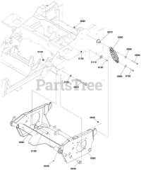 Ferris ISX 3300 (5902066) - Ferris ISX3300 Series 60" Zero-Turn Mower, 31hp Kawasaki Rear Suspension Group