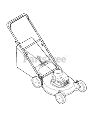 Yard Machines 11A-414C000 - Yard Machines Walk-Behind Mower (2007)