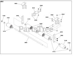 Ferris 5601539 - Ferris Rear Roller Kit