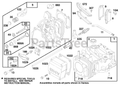 Toro 20464 - Toro Super Recycler Walk-Behind Mower (SN: 079000001 - 079999999) (1997) Engine Gts 150