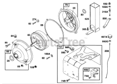 Briggs & Stratton 190437-6130-01 - Briggs & Stratton Horizontal Engine