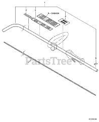 Echo GT-251 E - Echo String Trimmer (SN: 10001001 - 10999999)