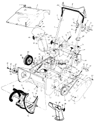 MTD 31193-8 - MTD Snow Thrower (1988)