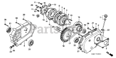 Honda GX160 U1 RHQ4 (GCACK) - Honda Engine, Made in Japan (SN: GCACK-1000001 - GCACK-9999999) REDUCTION (2)