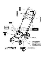Snapper SP 2187520E (7800970-00) - Snapper 21" Walk-Behind Mower, 8.75hp