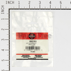 Briggs & Stratton 93065 Drive Pulley Key - image 2