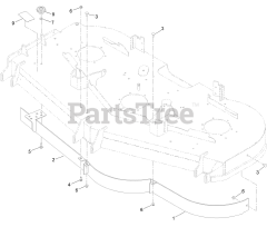 Toro 147-7363 - Toro Baffle Kit for 72" Z Master Professional 2000 or 4000 Series Mower Baffle Kit Assembly No. 147-7363