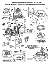 Electrolux/AYP 2033 A59 - Electrolux/AYP Walk-Behind Mower (1995)