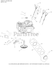 Kohler EZT740-3001 - Kohler Confidant EFI Engine, Basic Version, 25hp, 747cc 02 CrankCase