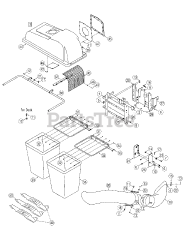 MTD OEM-190-180 - MTD Twin Bagger Assembly (2008) General Assembly Bagger