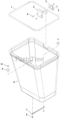 Exmark 116-3001 - Exmark Ultra Vac Bagger for Pioneer Mower (SN: 406294345 - 408644345) (Rev A) (2020)